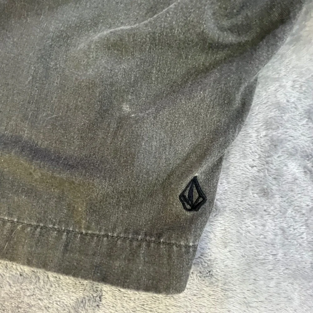 Volcom Vmonty Chino Shorts Mens Size‎ 34 Gray Corpo Class Skateboard A0931450